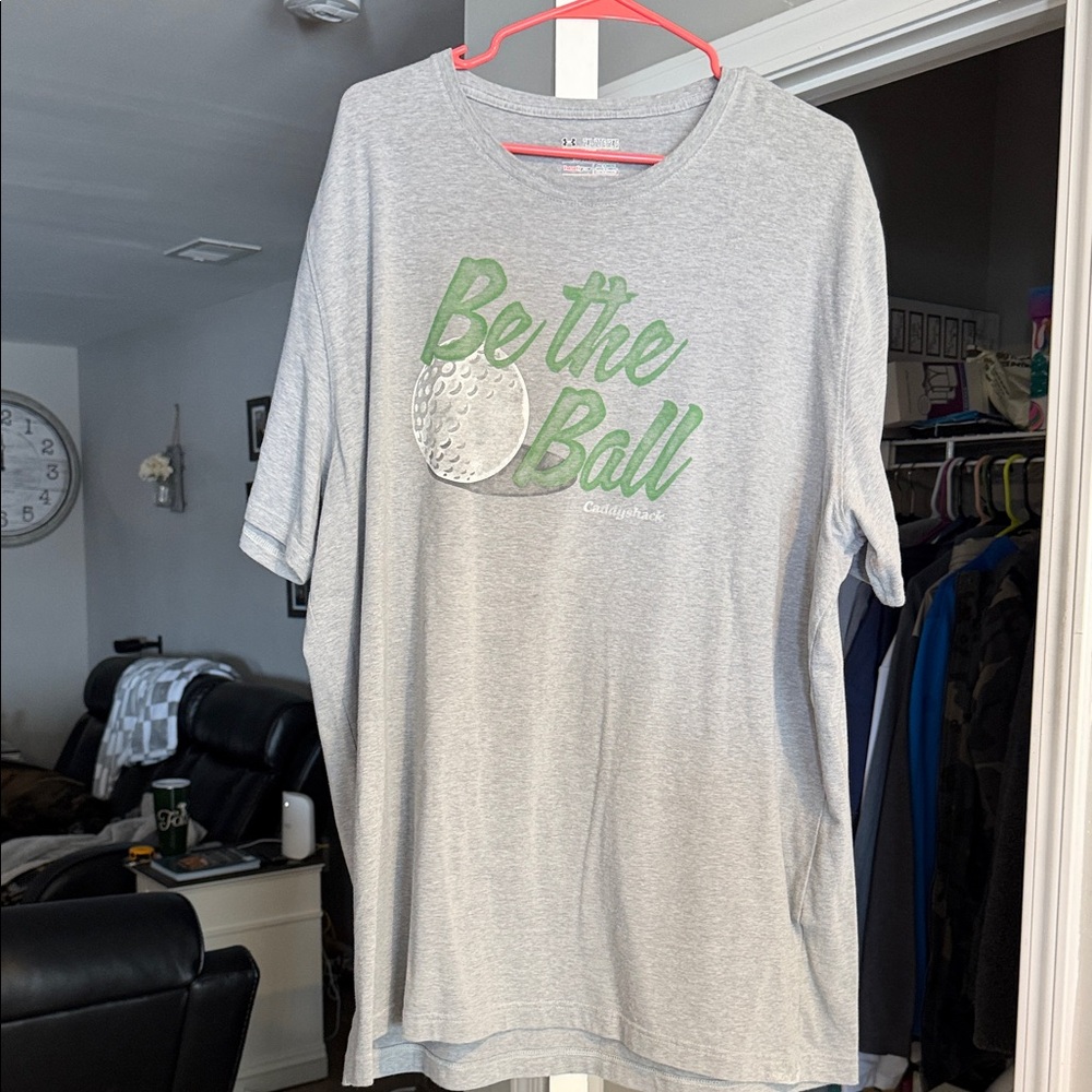 Men’s XXL Caddyshack Be The Ball Under Armour Shirt